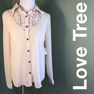 NWT Love Tree buttondown shirt